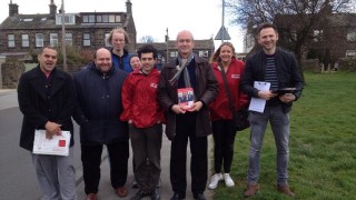 Campaigning in Yeadon